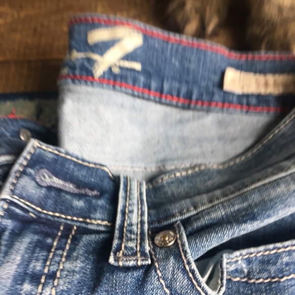 Seven Jeans. Girlfriend.Detailed back pockets. 6 - Picture 4 of 6
